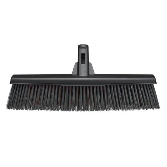 Fiskars Cabezal de Escoba Multiuso con cerdas Powerclean, Ancho: 47 cm, L, Plástico, Negro, Solid, 1025931