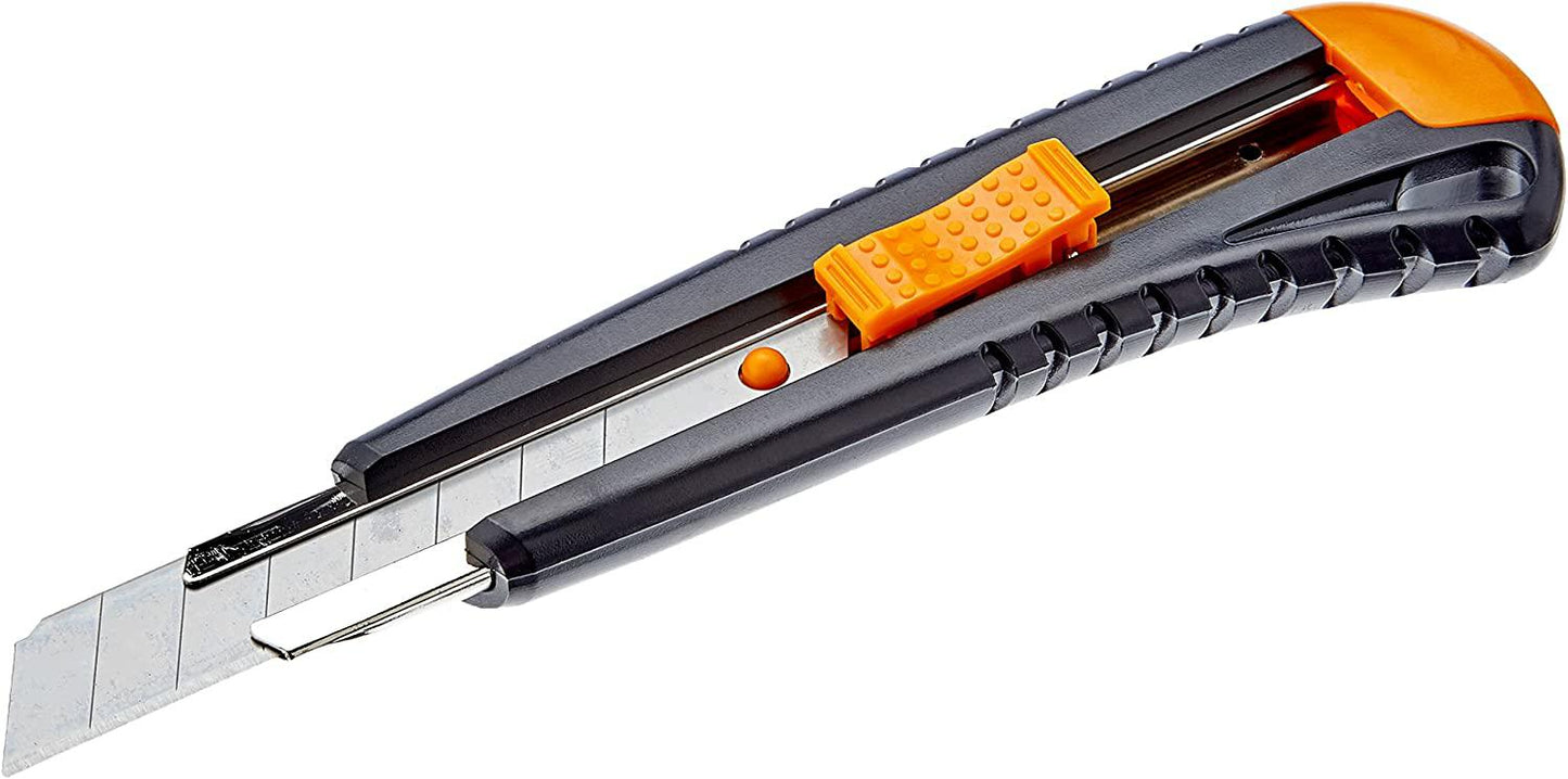 Fiskars Cúter con guía metálica, 18 mm, Naranja/Negro, 1003749
