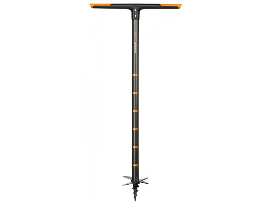 Fiskars Taladro manual, Agujeros de hasta 15 cm de Ø, Negro/Naranja, QuikDrill, Talla: M, 1000638