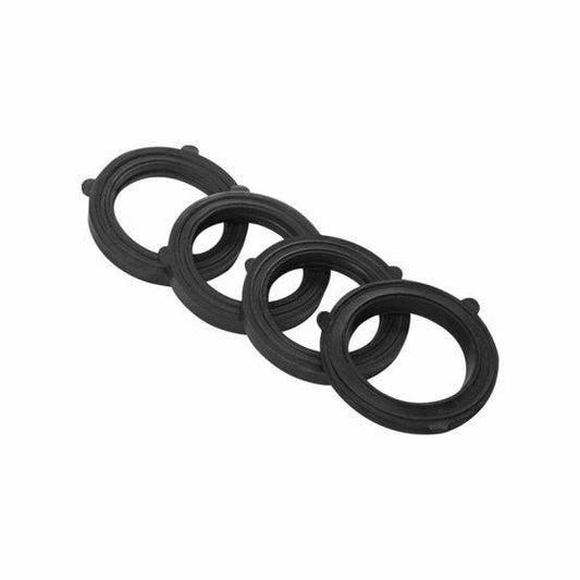 Fiskars Juntas para aspersores, Apto para todos los aspersores Fiskars, 4 piezas, 10 g, Negro, 1024091