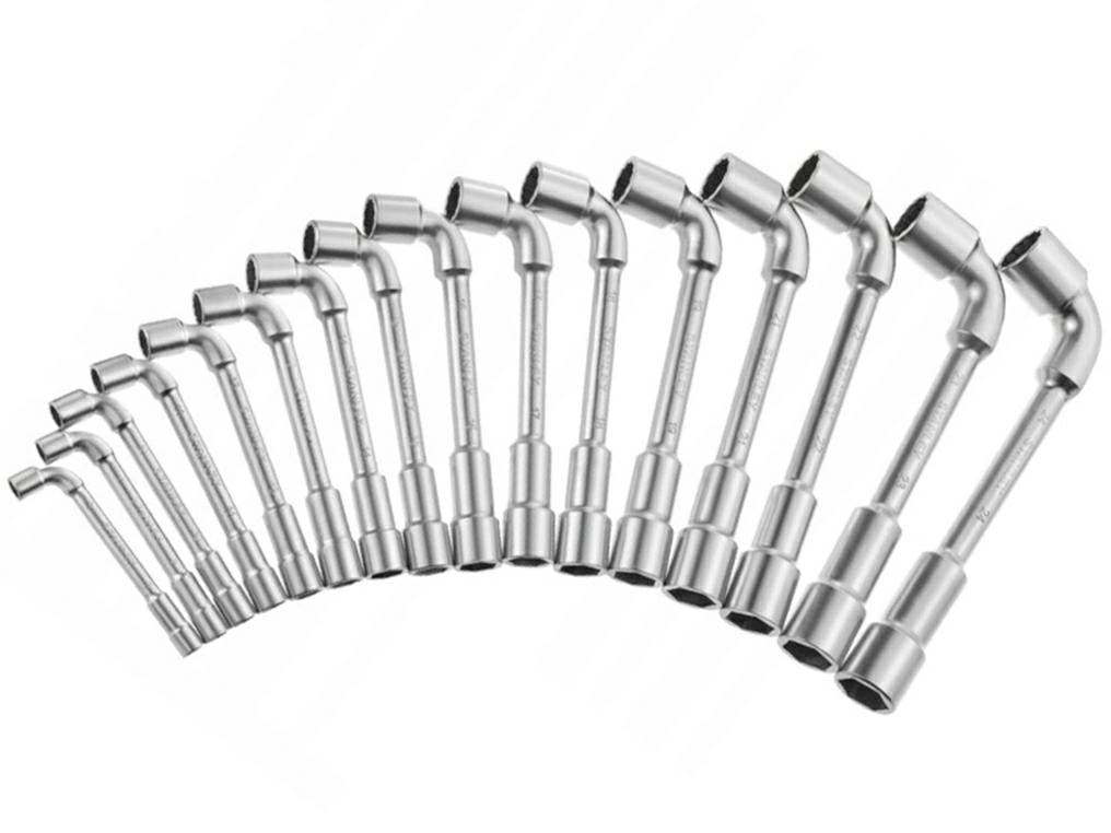 Stanley 1-17-386 - Juego 16 Llaves de pipa 6x12P
