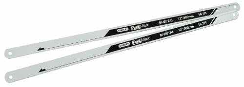 Stanley - FatMax Hojas de Sierra bimetal 32dpp (Pack 2 Ud.) FMHT0-20196, 32 TPI, Set de 2 Piezas, Plata
