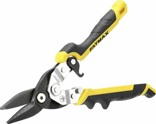 STANLEY FATMAX Tijera cortachapas 250 mm, corte recto, empuñadura ergonómica certificada, marcas para cortes precisos, mecanismo delgado para acceso fácil, cierre/apertura rápida, FMHT73756-0