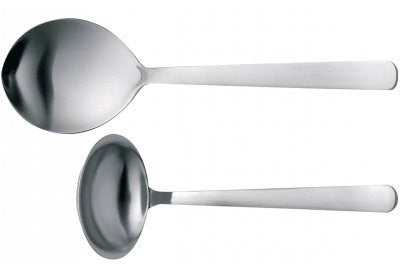 FISKARS Set de Servicio, 2 Unidades, Acero , Plata/Mate, Functional Form, 1002959