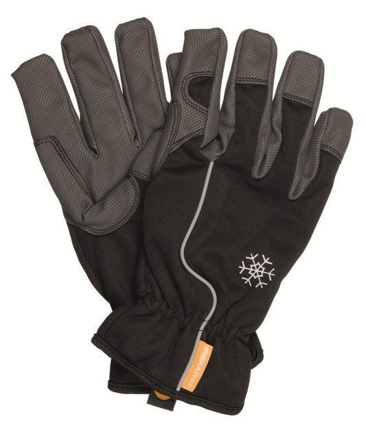 Fiskars Guantes de invierno, Tamaño 10, Negro/Naranja, 1015447