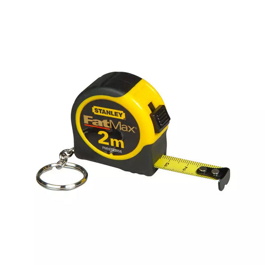 STANLEY FMHT1-33856 - Flexometro 2m x 13mm c/ llavero contenedor, 1 unidad