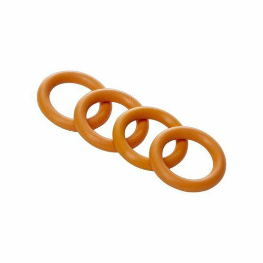 Fiskars Juntas para conectores, Para todos los aspersores y conectores de riego Fiskars, 4 piezas, 10 g, Naranja, 1024093