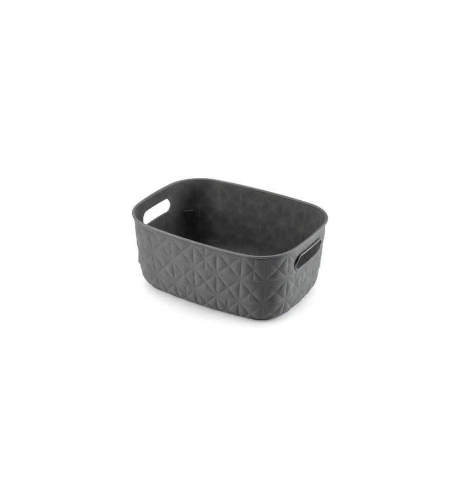 Curver Softex - Cesta multiusos S 4 L, gris oscuro