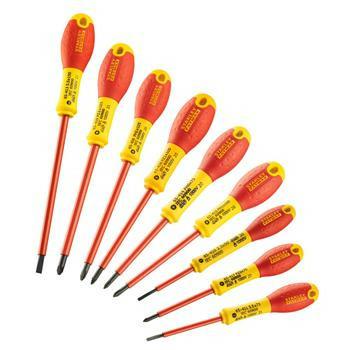 Juego de destornilladores de electricista aislados FATMAX® de 10 Piezas Plana/Pozidrivee/Phillips