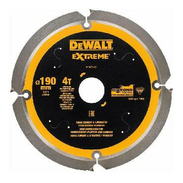 DeWalt DT1472-QZ - Hojas para corte de multi-material (fibrocemento), 190 x 30 mm, 4D