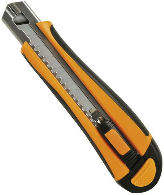 Fiskars Cúter Profesional para trabajos difíciles, 18 mm, Naranja/Negro, 1004620