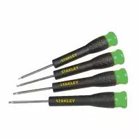 Stanley STHT0-62630 - Juego 4 destornilladores fijos Torx. T6, T7, T8 y T9