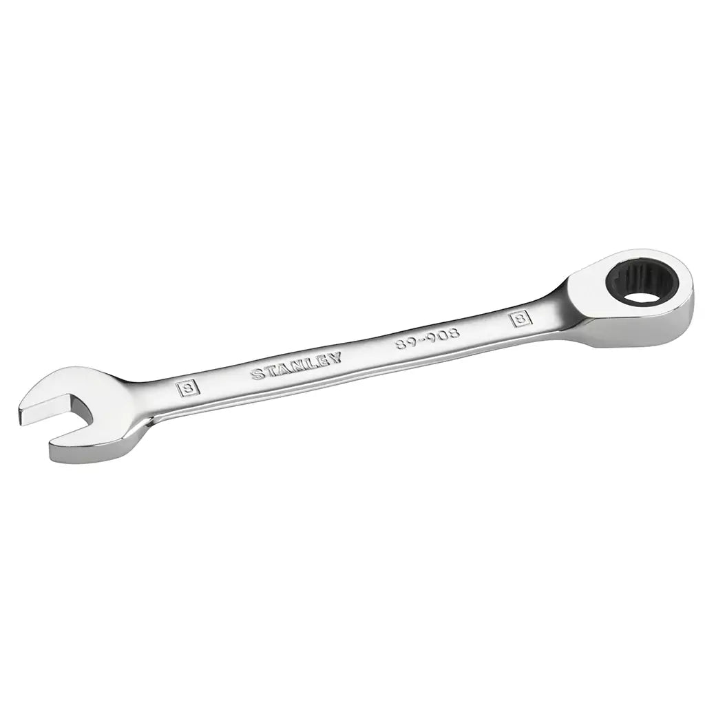 Stanley - Llave combinada plana con carraca 16 mm