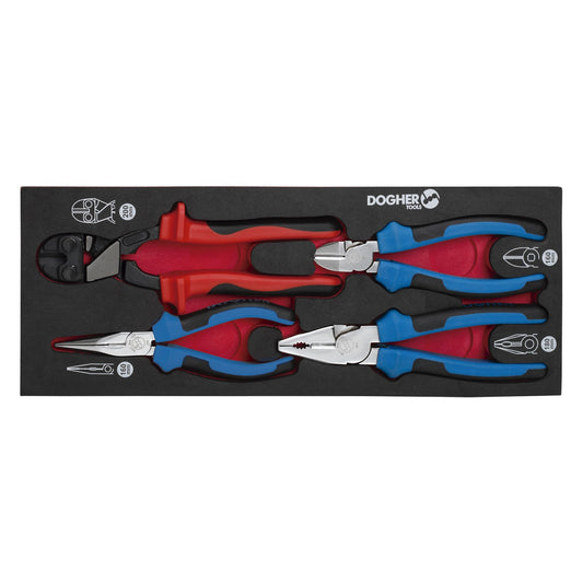 Dogher 200-080 - Bandeja Combinable 1/4 - 4 Alicates Alta Potencia