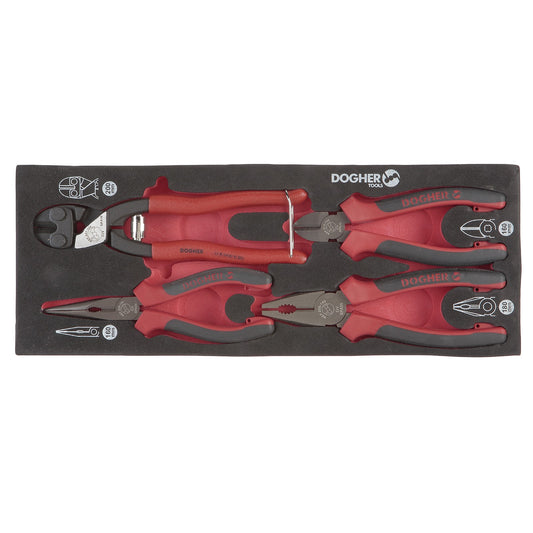 Dogher 200-081 - B.Comb.1/4 4 Alicates Prof. Y Corte