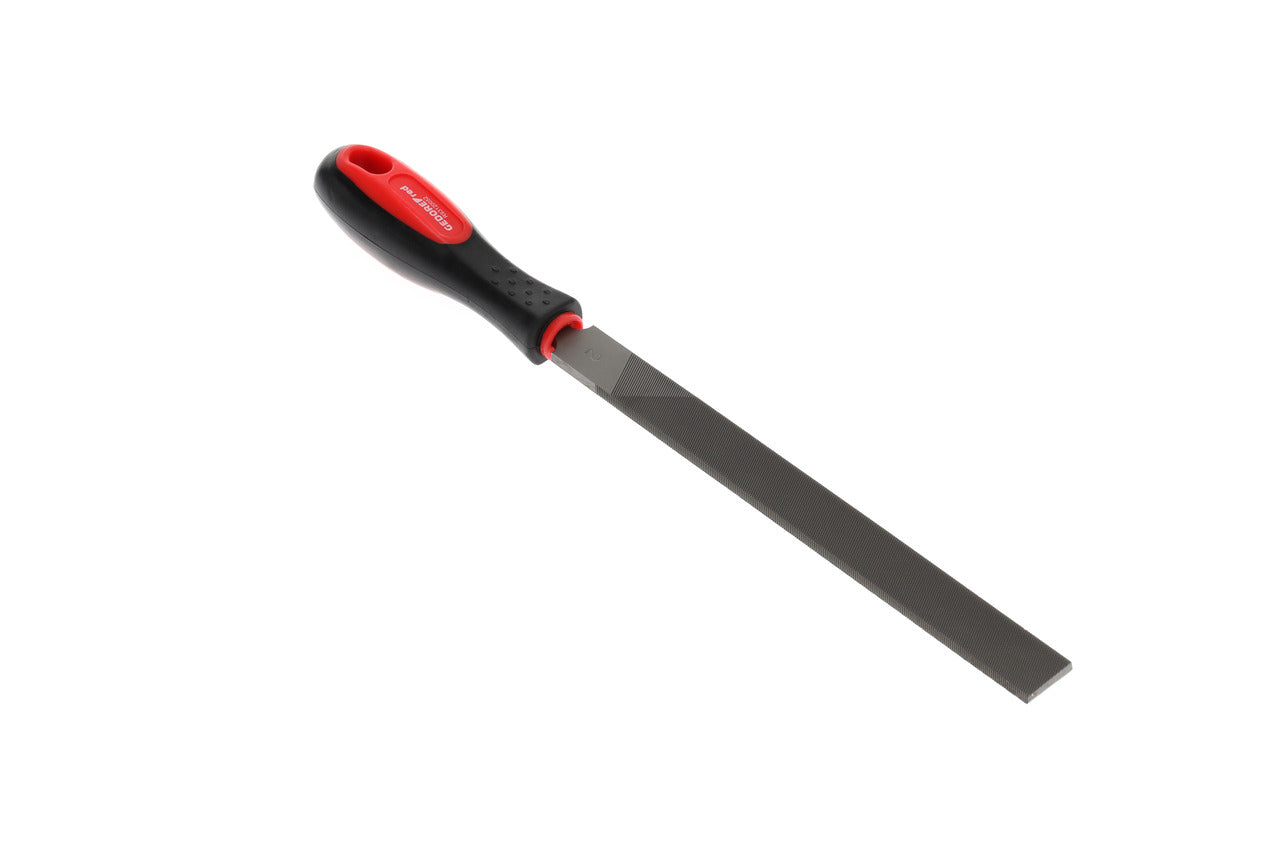 R93120052 - Lima plana, entrefina 2, L=310 mm, mango de 2 componentes