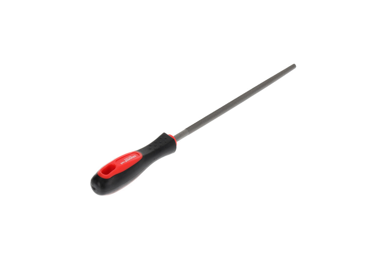 Lime ronde GEDORE rouge R93140052, grain intermédiaire 2, longueur 310 mm, manche bi-matière