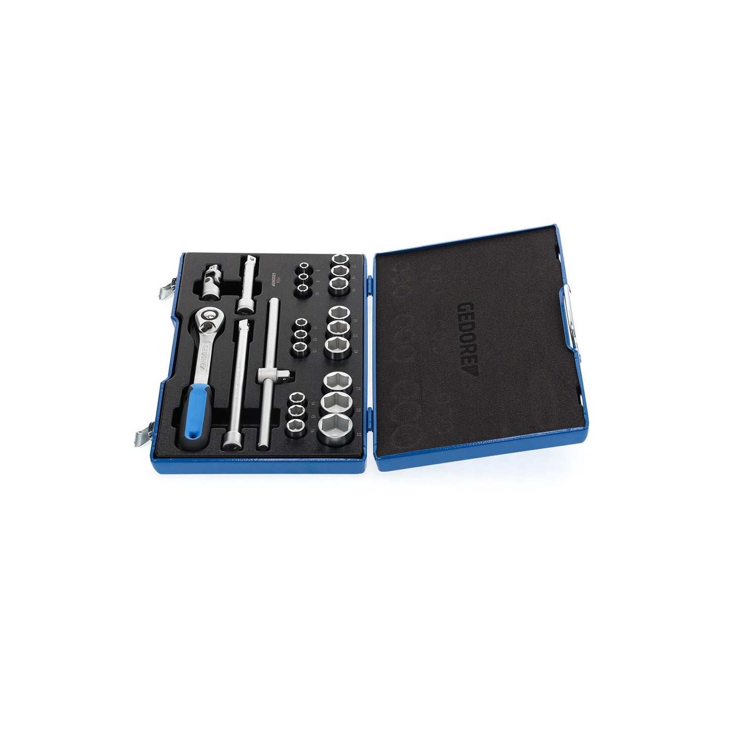 GEDORE 19 EMU-20 - 1/2" Hex Socket Set, 8-32mm