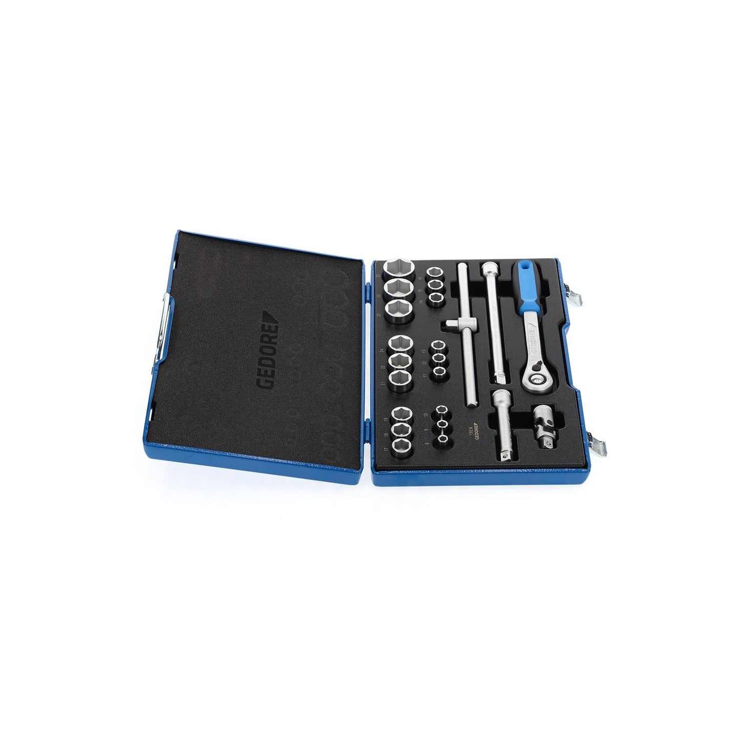 GEDORE 19 EMU-20 - 1/2" Hex Socket Set, 8-32mm