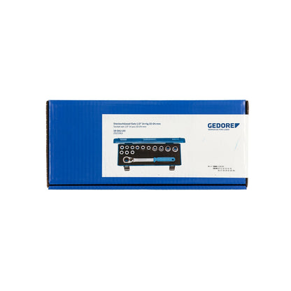 GEDORE 19 SKU-20 - SK 1/2" Hex Socket Set