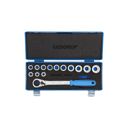 GEDORE 19 SKU-20 - SK 1/2" Hex Socket Set