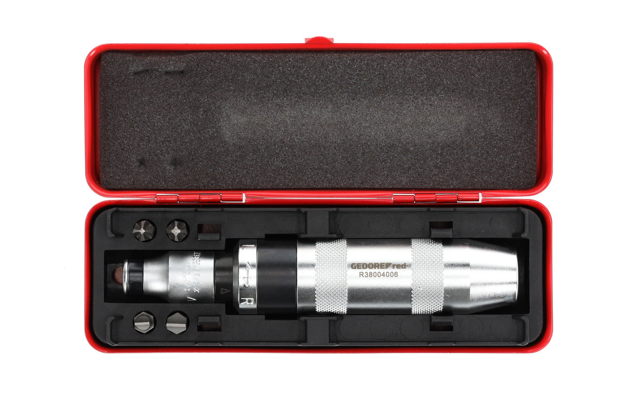 GEDORE red R38004006 - 1/2" impact remover with set of 4 bits, 6 pieces (3301399)