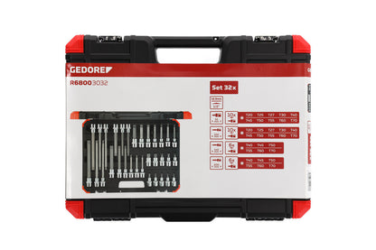 GEDORE red R68003032 - 1/2" TORX screwdriver socket set, 32 pieces (3301577)