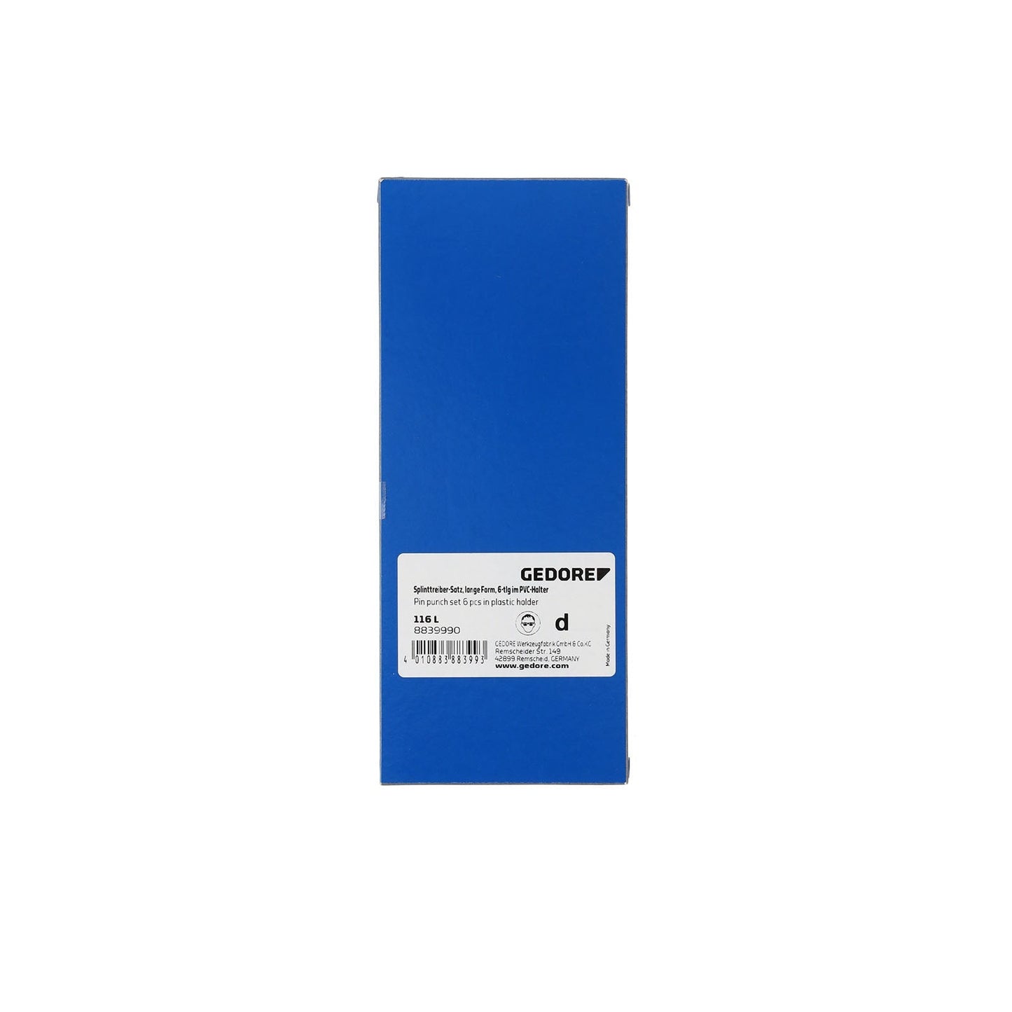 GEDORE 116 L - 6-piece punch set