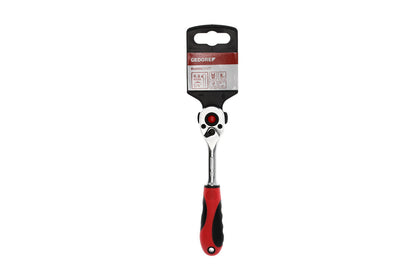 Clé à cliquet réversible GEDORE rouge R40000027 - 1/4" avec poignée à 2 composants