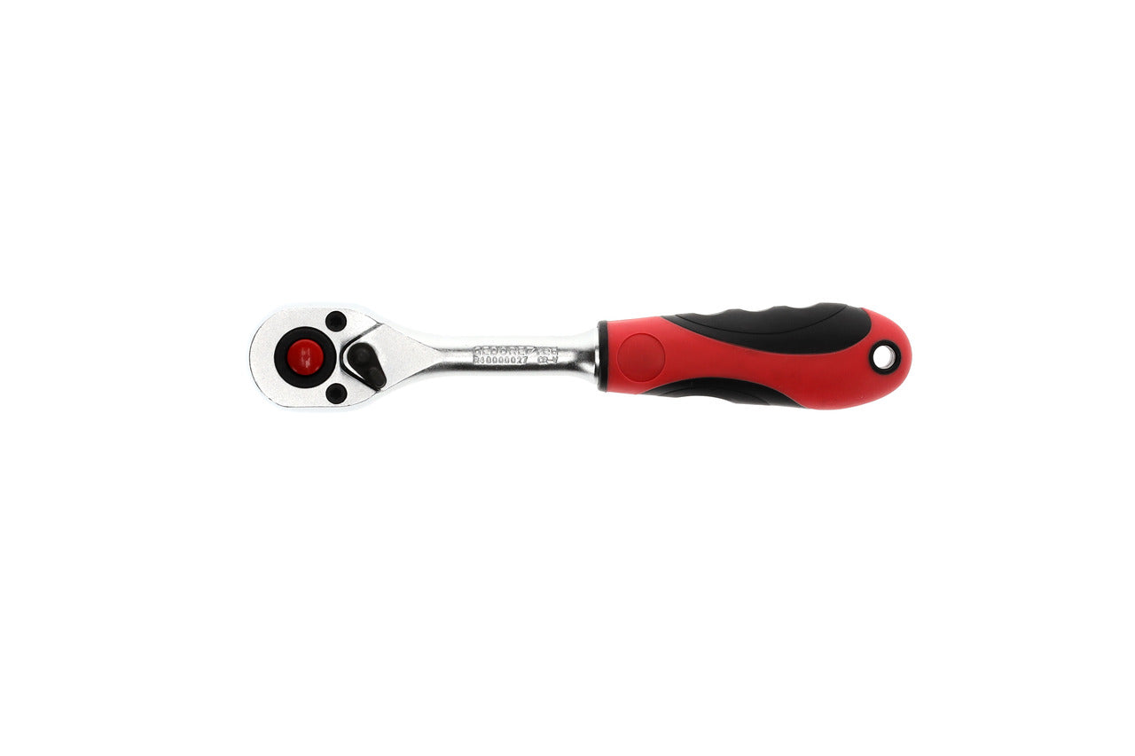 Clé à cliquet réversible GEDORE rouge R40000027 - 1/4" avec poignée à 2 composants