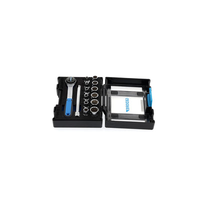 GEDORE D 20 DMU-3 - 1/4" Unit Drive Socket Set