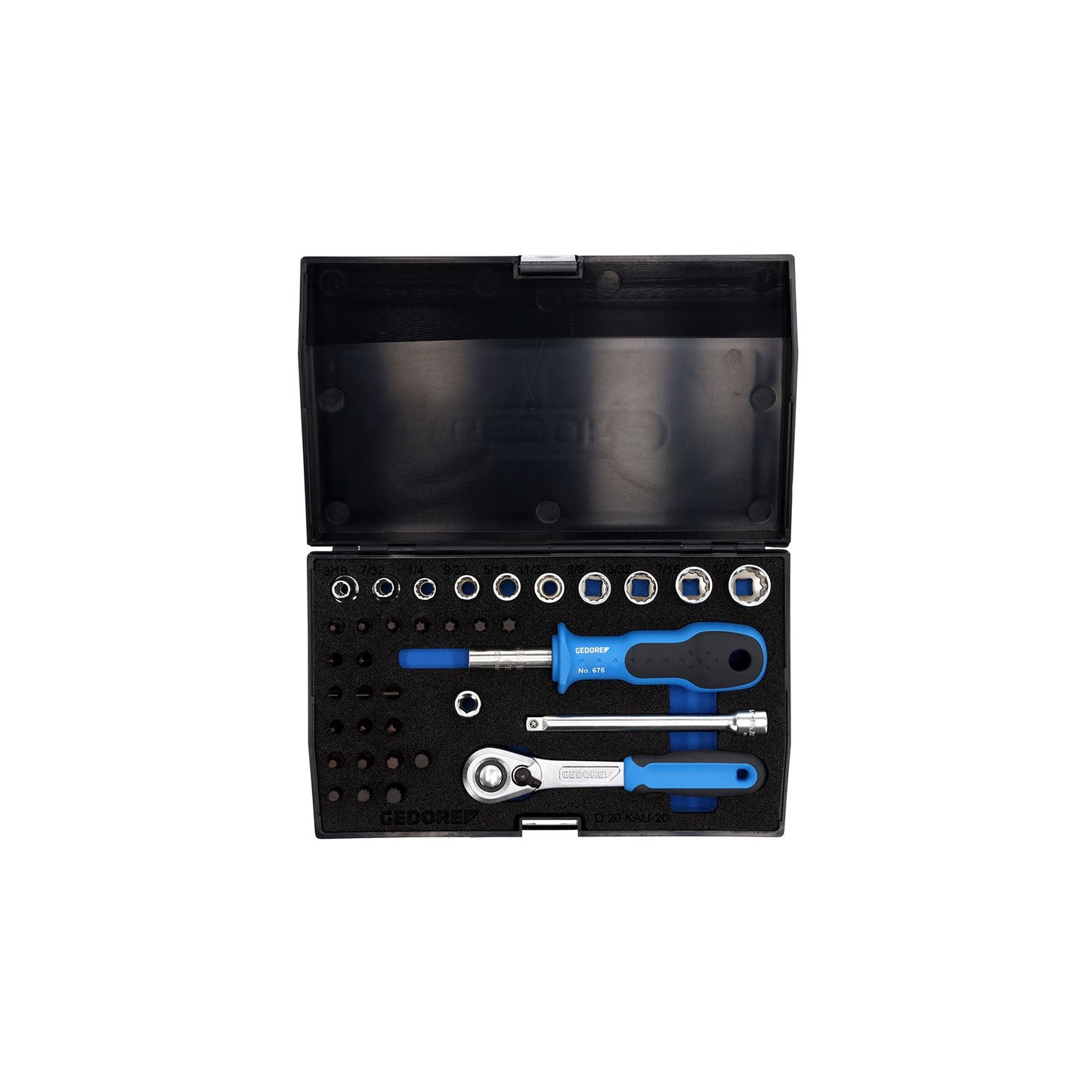 GEDORE D 20 KAU-20 - 1/4" Unit Drive Socket Set