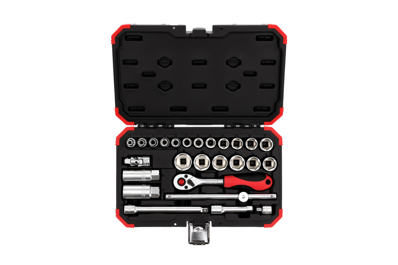 GEDORE red R59003026 - Socket set 3/8" 6-24 mm, 26 pieces (3300053)