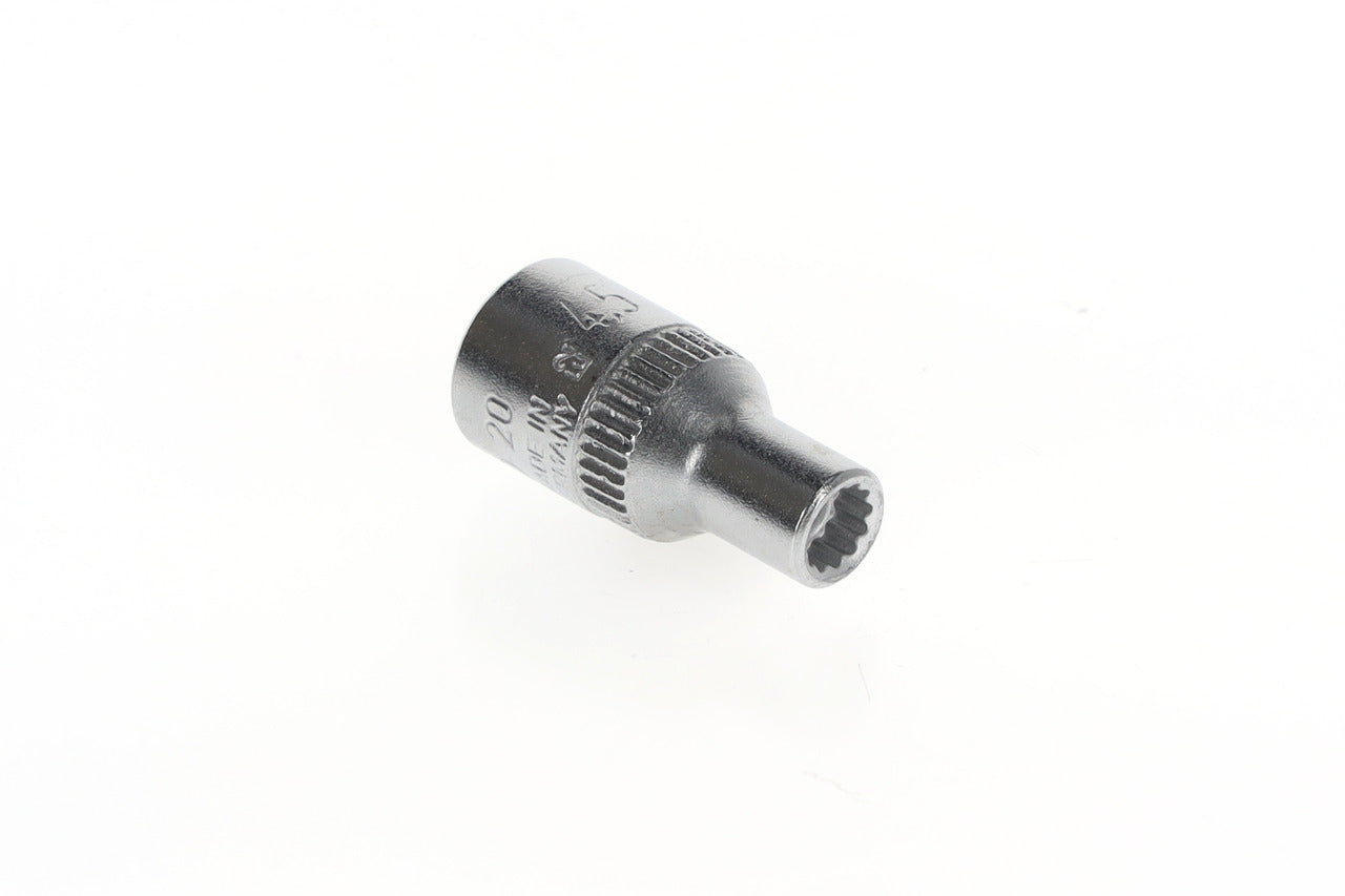 Gedore D 20 1/4" Unit Drive Sockets for Hexagonal Profile