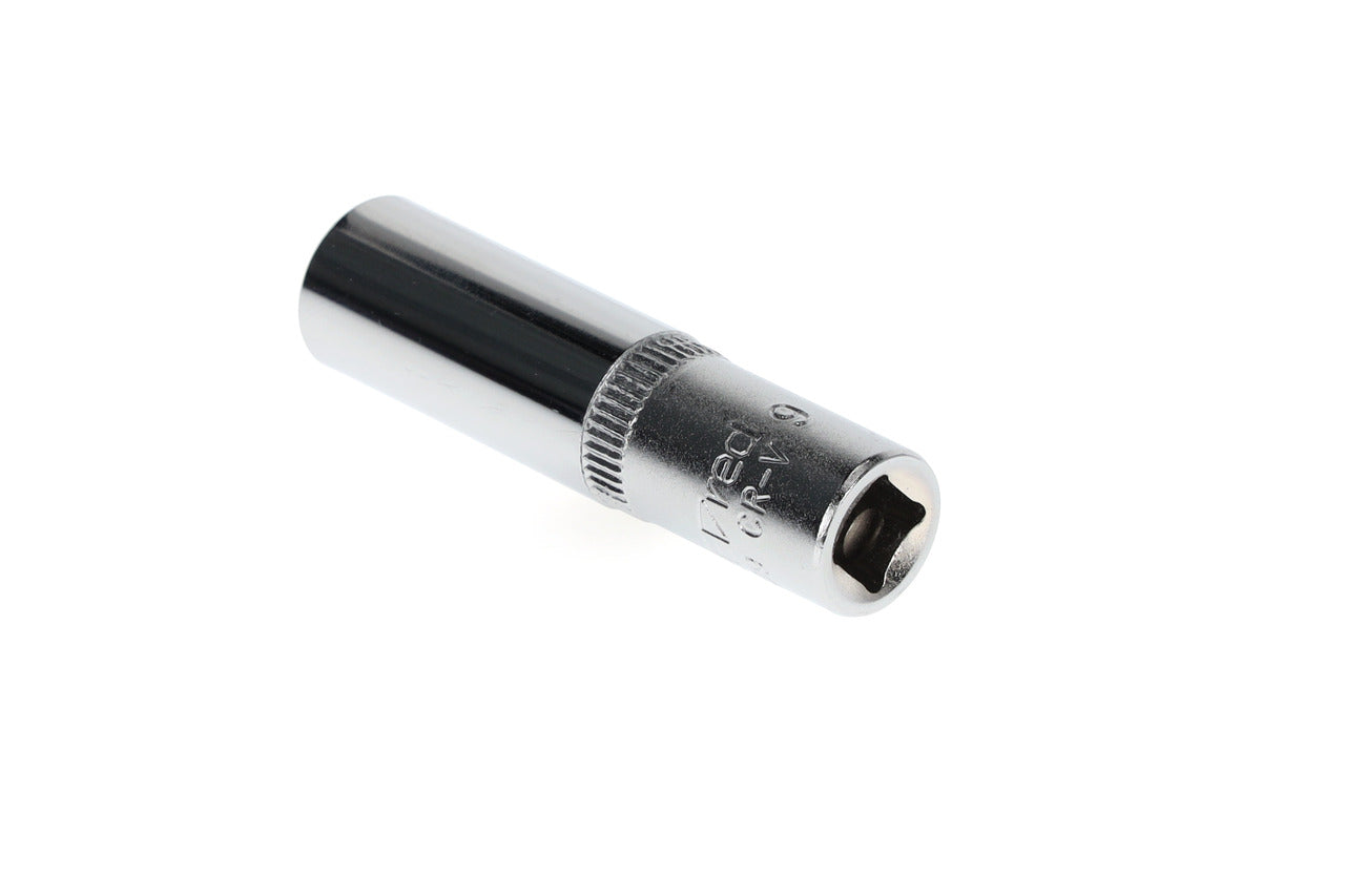 R41000909 - Vaso 1/4", hexagonal, 9 mm L=50 mm