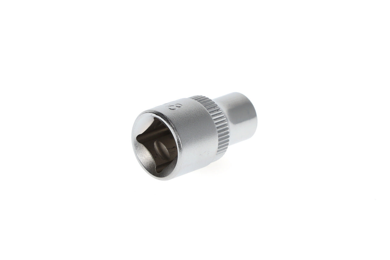 R51000804 - Vaso 3/8", hexagonal, 8 mm L=28 mm