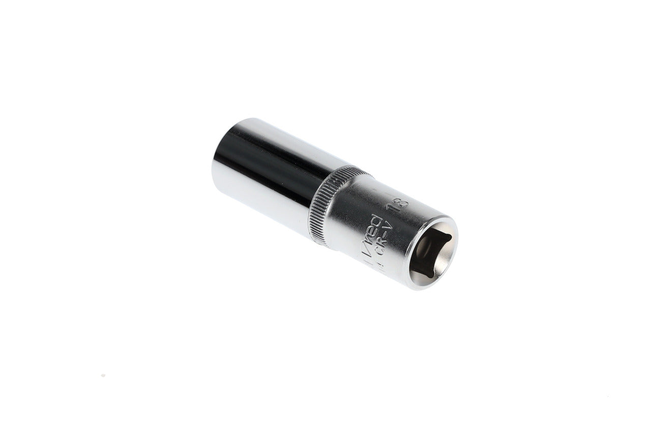 R61101814 - Vaso 1/2", bi-hexagonal, 18 mm L=77 mm