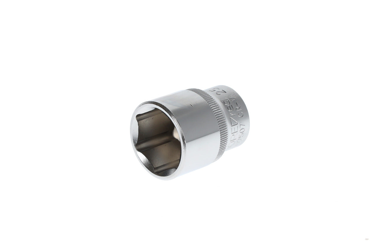 Douille GEDORE rouge R61002507 - 1/2", hexagonale, 25 mm L=42 mm