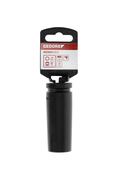 R63001815 - Vaso de impacto 1/2", hexagonal, 18 mm L=78 mm