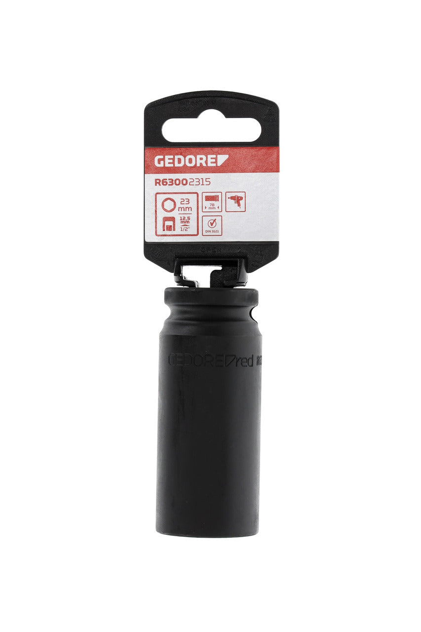 R63002315 - Vaso de impacto 1/2", hexagonal, 23 mm L=78 mm