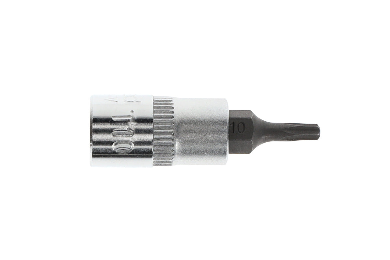 Douille de tournevis GEDORE rouge R42451106 - TORX T10 1/4" L=37 mm