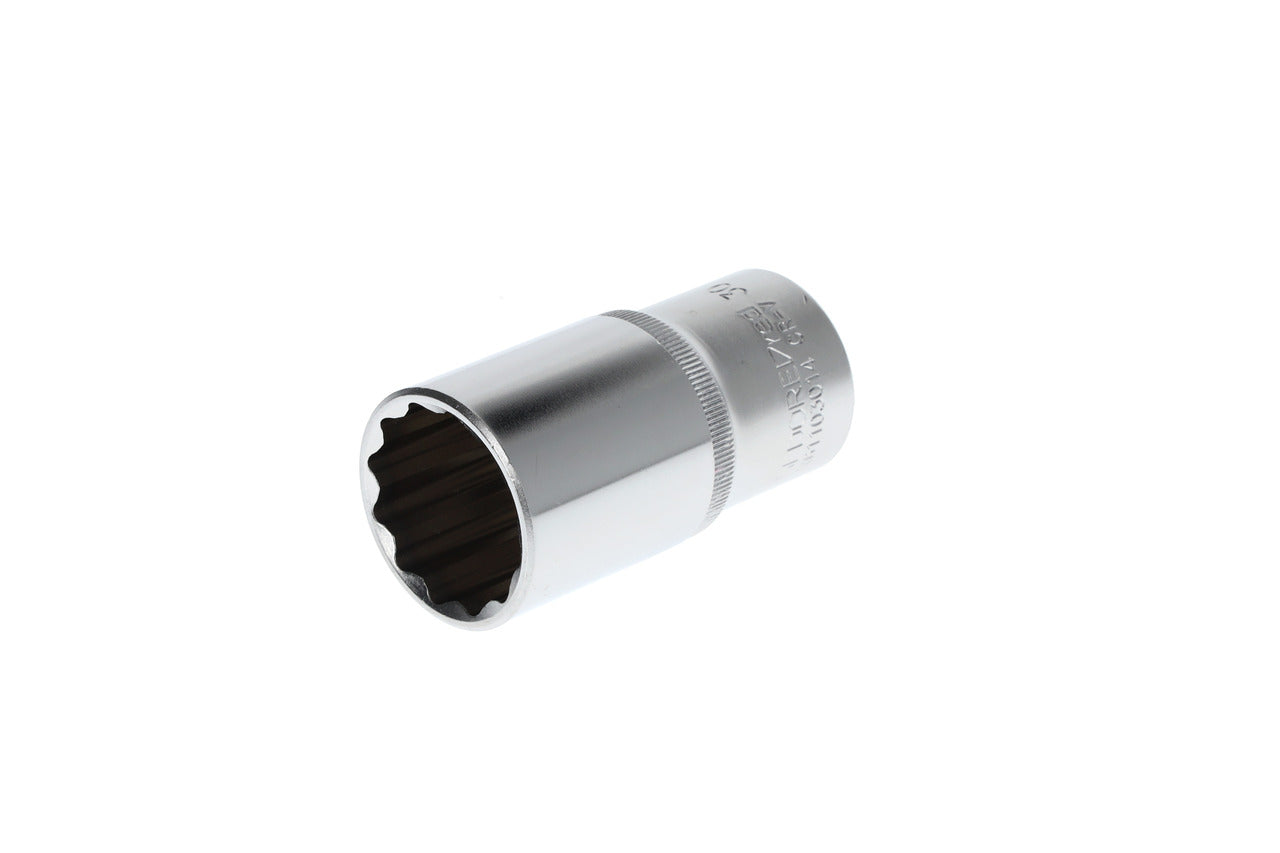 Douille GEDORE rouge R61103014 - 1/2", bi-hexagonale, 30 mm L=77 mm