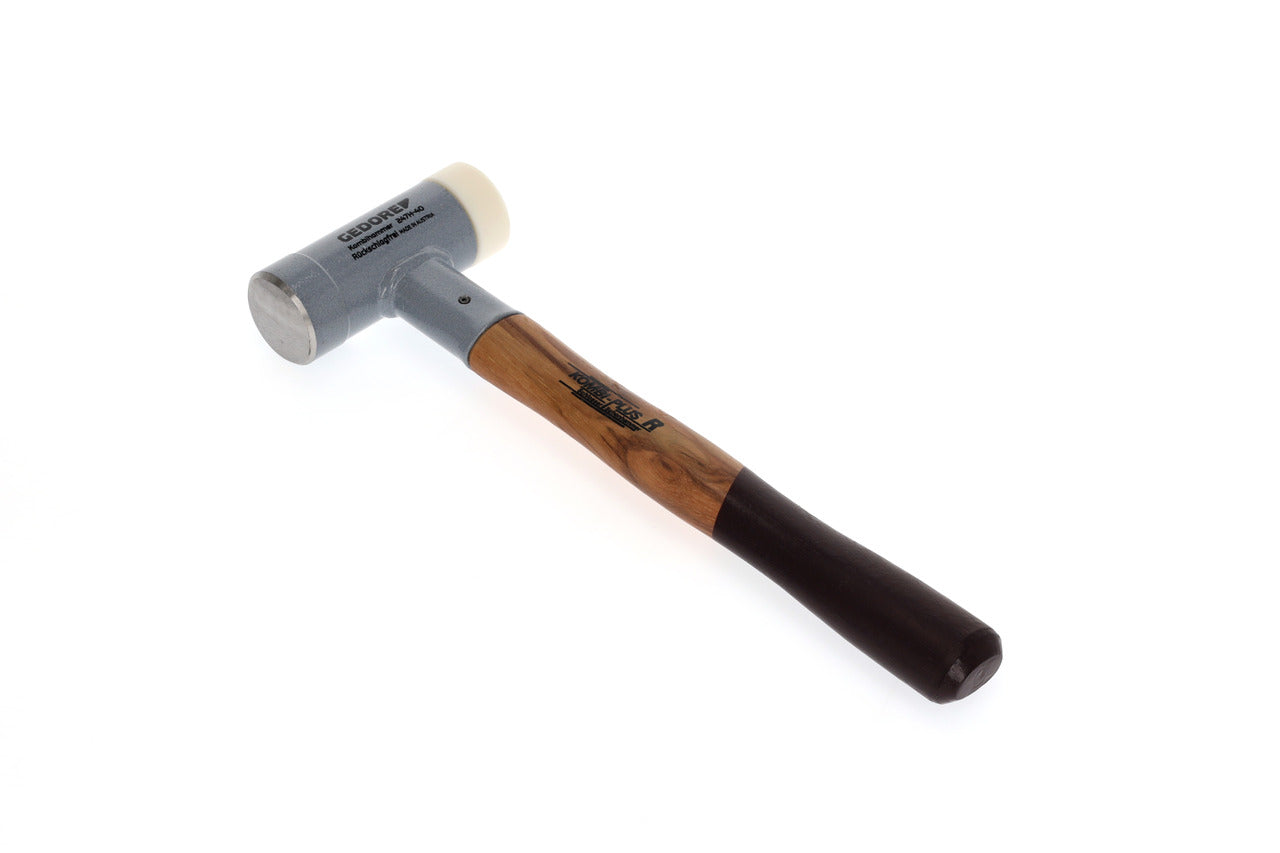 247 H - Martillos antirrebote KOMBI+ con mango de madera de nogal