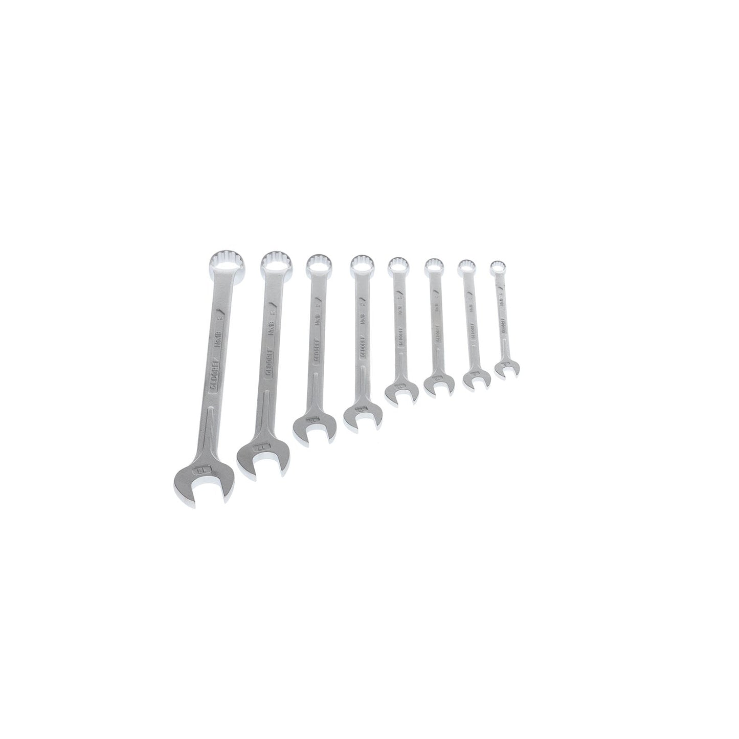 GEDORE 1 B-080 - Set of 8 Offset Combination Wrenches