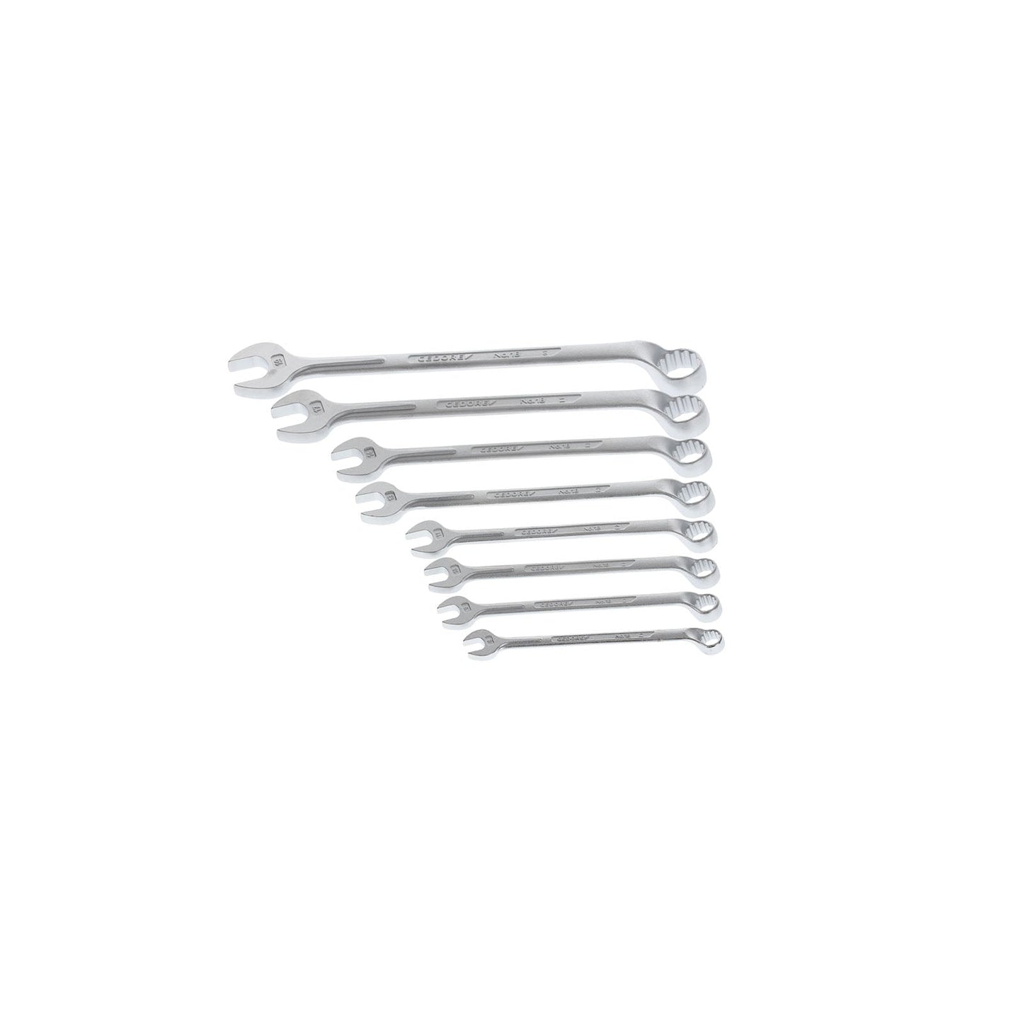 GEDORE 1 B-080 - Set of 8 Offset Combination Wrenches