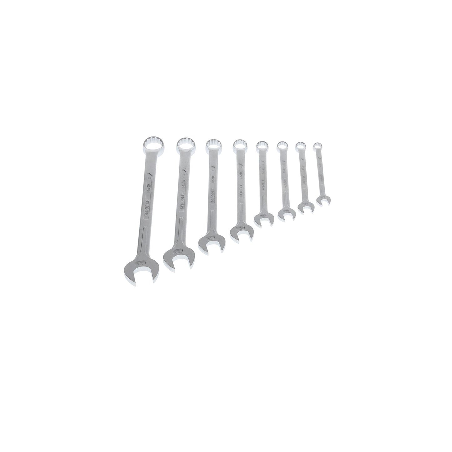 GEDORE 1 B-08 - Set of 8 Offset Combination Wrenches