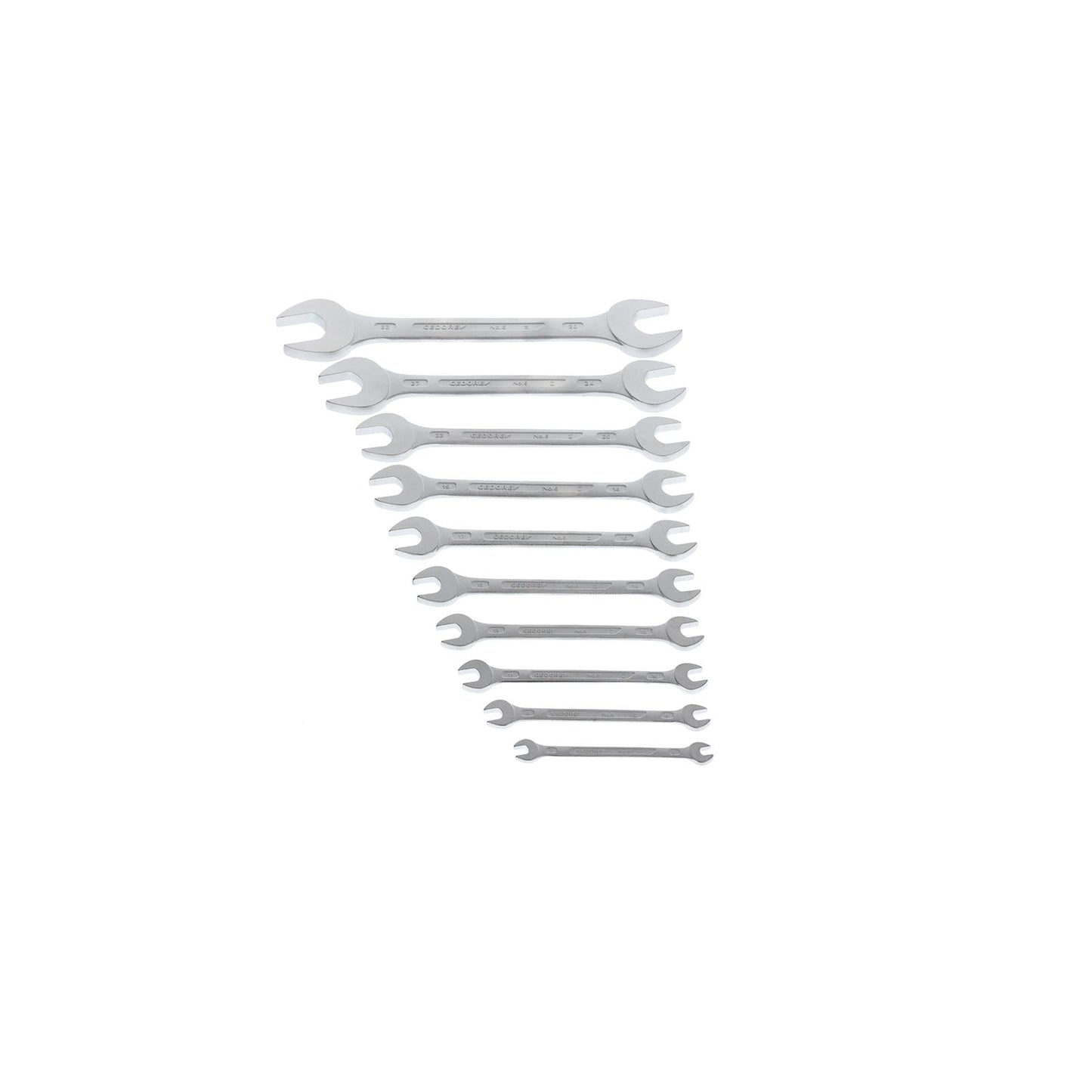 GEDORE 6-100 - Set of 10 Double-Ended Wrenches