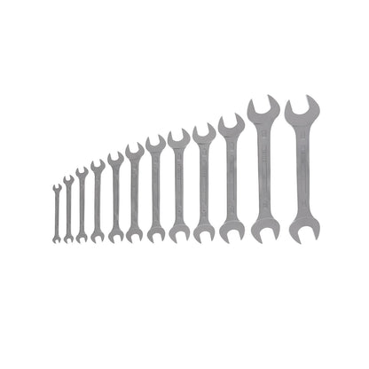 GEDORE 6-122 ISO - Set of 12 Double Open End Wrenches