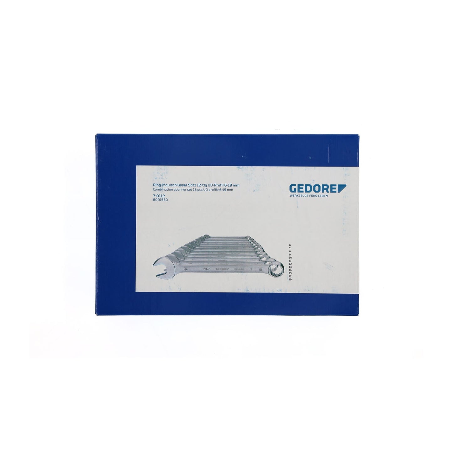 GEDORE 7-0112 - Set of 12 Combination Wrenches