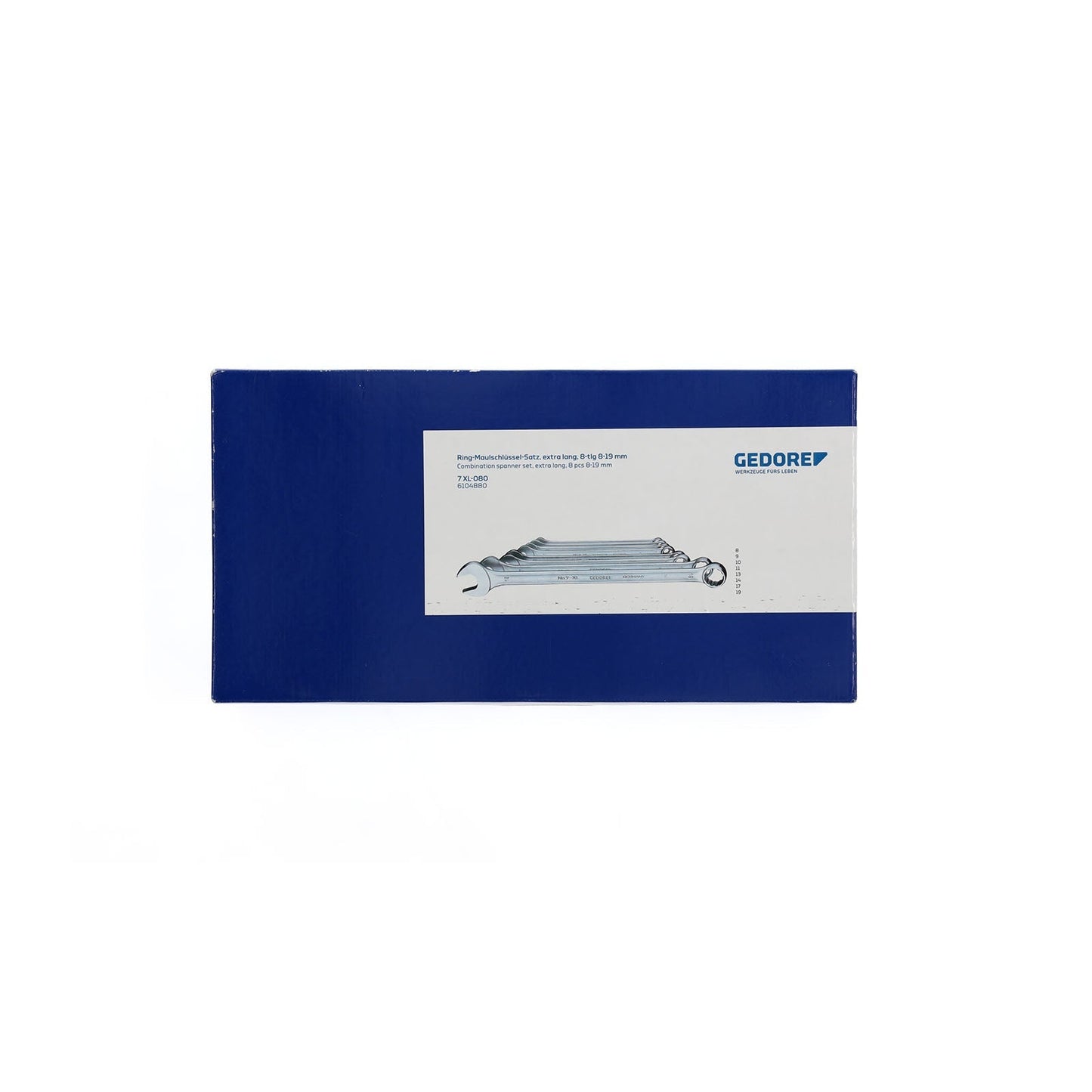 GEDORE 7 XL-080 - Set of 8 XL Combination Wrenches